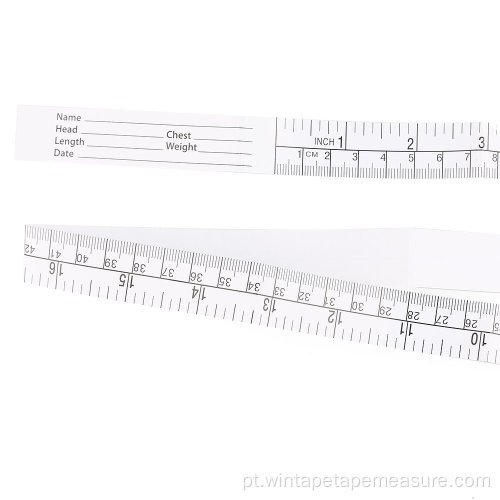 Réguas de medição de feridas de papel Wintape 1m / 40 &quot;